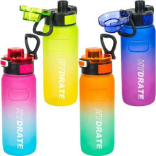 пляшка для води 800мл. з поїльником та кнопкою  2501/122145  (60)