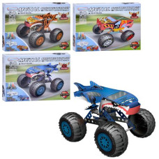 конструктор машина мет.+пл.,корпус-карт./розмал., флом.,від 97дет. в кор.24х18х4см. 868-8-10-11 (36)