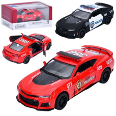 машина Kinsmart мет. CAMARO ZL1, polica/fire відч. двері. в кор. 16х8х7,5см.  KT 5399 WPR  (24)
