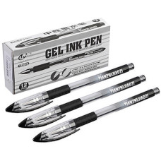 ручка Tianzhijao TZ-501B гелева чорна  (12/144/1728)