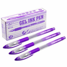 ручка Tianzhijao TZ-501B гелева фіолетова  (12/144/1728)