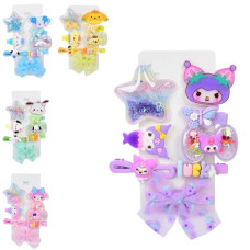 набір аксесуарів для волосся KR 8шт. на бліст. 11х19х1,5см., 12шт. в кул.  JD2636  (12/180)