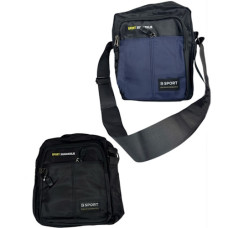 сумка чоловіча на плече 23х19см., поліестер  0128  (5/200)