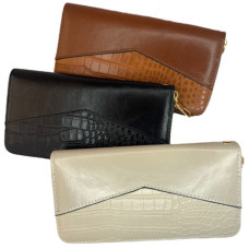 гаманець жіночий PVC 19,5х10см., 1 змійка  1237-3  (12/120)