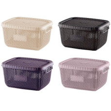 кошик Violet House Віолєтта 5л. з кришкою  1009