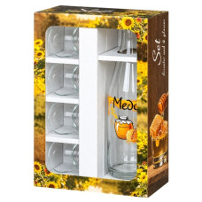 набір для вина пляшка 1,75л. + 4 склянки Наливка