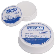 зволожувач для пальців Buromax гелевий 20мл.  ВМ.5541  (24/288)