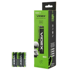 батарейка Videx Alkaline LR 03  1x4 кор.  (60/720)