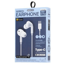 навушники Remax Wired Earphones for Music and Call Type-C  RM-575a