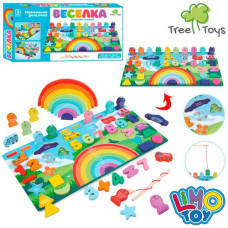 дерев`яна іграшка Центр розвиваючий риболовля, цифри, слова в кор. 45,5х23х4,5см.  MD 1647  (20)