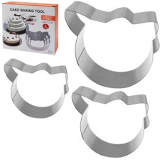 кольца для торта "Kitty" 3шт./набор 21х21х5см.  N01945  (60)