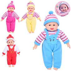 лялька сміхотун м`якотіла, 4 види одягу, в кул. 35х11х8см.  Х 1428-1/1428  (100)