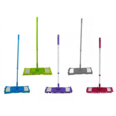 швабра Hit Shenilowy 68х117см. телескопічна, пласт., мікрофібра "локшина"  9028 Feniks