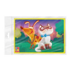 пазли м`які А5 "Котик та песик" Vladi Toys  VT1104-20