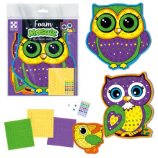 набір для творчості з м'якою мозаїкою та стразами "Містичні сови" Vladi Toys  VT4511-22