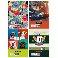 блокнот на спір. Апельсин А5/40арк. карт. лакована обкл. (бічна спіраль)  АП-1706  (20)