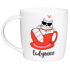 чашка Kvarta 360мл. "Lady Boss" в подар. кор.  1934  (9)