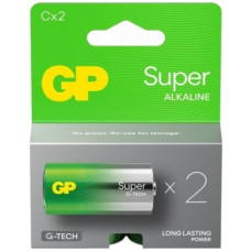 батарейка GP Super Alkaline LR14  1x 2 бліст.  (20/160)