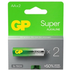 батарейка GP Super Alkaline LR 6  1x2 бліст.  (2/20/160)