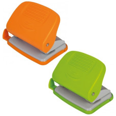 діркопробивач Economix E40134 до 20арк., пласт. корпус, з лінійкою  (12)