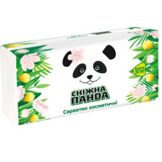 серветки косметичні Сніжна панда двошарові 150шт. в п/е  (20)