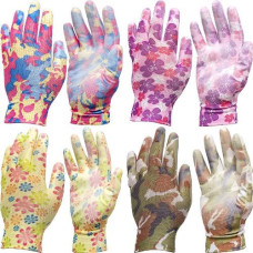 рукавиці прогумовані жіночі з малюнком  Х4-2/98150  (12/1200)