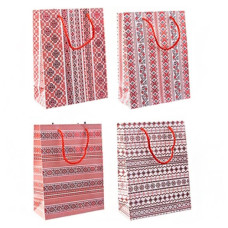 пакет подар. паперовий 26х32х10см. "Вишиванка"  5737-M  (12/480)