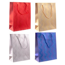 пакет подар. паперовий 26х32х10см. "Однотонний блиск"  6026-M  (12/480)