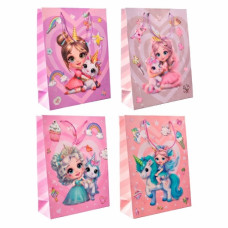 пакет подар. паперовий 26х32х10см. "Принцеса"  5881-M  (12/480)