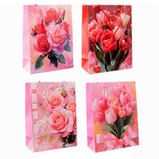 пакет подар. паперовий 26х32х10см. "Троянди"  4360-M  (12/480)
