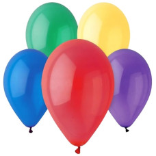 кульки повітряні Італія кристал асорті 30см./12" (ціна за упак. 100шт.)  1101-0241