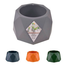 горщик для квітів GEO 1,0л. зі структурним блиском  473  (20)