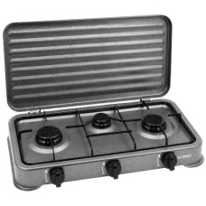 плита газова A-Plus 3 конфорки Gray  2107 GR  (10)