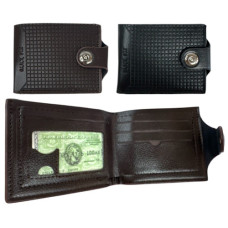 гаманець чоловічий PU 12х9см. з магнітною кнопкою  JLD-16  (12/300)