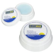 зволожувач для пальців Buromax гелевий 20мл.  ВМ.5540  (12/120)