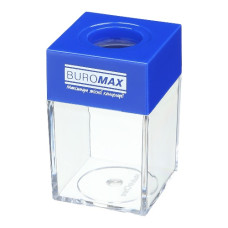 бокс для скріпок Buromax 40х40х67мм. з магнітом  ВМ.5085  (12/360)