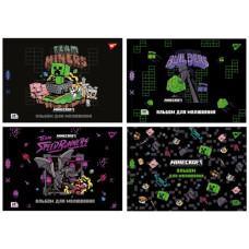 альбом YES на скобі 28арк./100гр., з перфорацією "Minecraft"  130597  (4/96)