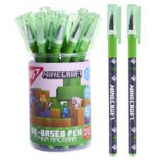 ручка YES "Minecraft.Boom" кульк. синя 0,7мм.  412261  (24/288/864)