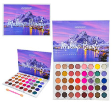 косметика палетка тіней для повік 40 кольорів, пензлик, в кор. 23х16х1см.  LK3750  (12/144)