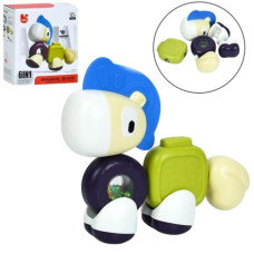 брязкальце конячка 21см. 6в1 (конструктор, пискавка, прорізувач), в кор. 17х19х8см.  199Y  (48)