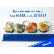 сувенір керамічний J.Otten ZH6243 брелок "Овечка мрійлива" 4,2х3,3х3см.  (24)