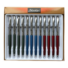 ручка Baixin мет. поворотна BP861 mix кольор. корпус (4,5,6)  (12)