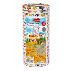 кришка металева для консервування Смакота з різбленням твіст (діам. 66мм.)  (20/240)