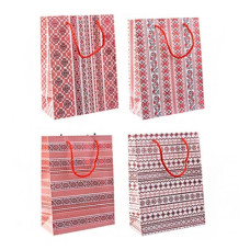 пакет подар. паперовий 18х24х8см. "Вишиванка"  5737-S  (12/720)