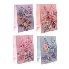 пакет подар. паперовий 18х24х8см. "Квіти"  6080-S  (12/720)