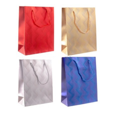 пакет подар. паперовий 18х24х8см. "Однотонний блиск"  6026-S  (12/720)