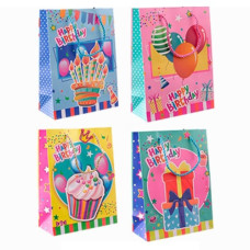 пакет подар. паперовий 26х32х10см. "Happy Birthday"  10190-M  (12/480)