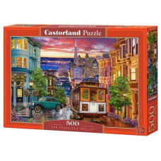 пазли Castorland  500 ел.  "Трамвай Сан-Франциско"   В-53391  (20)