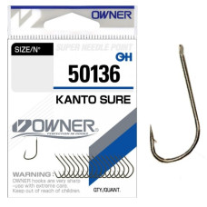 гачки Owner Kunto Sure №12 d-0,41мм. 18шт. Brown лопатка  50136-12