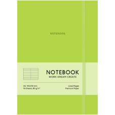 зошит А5 96арк. тверда обкл. PU, лінія  А5-7128L  (12)